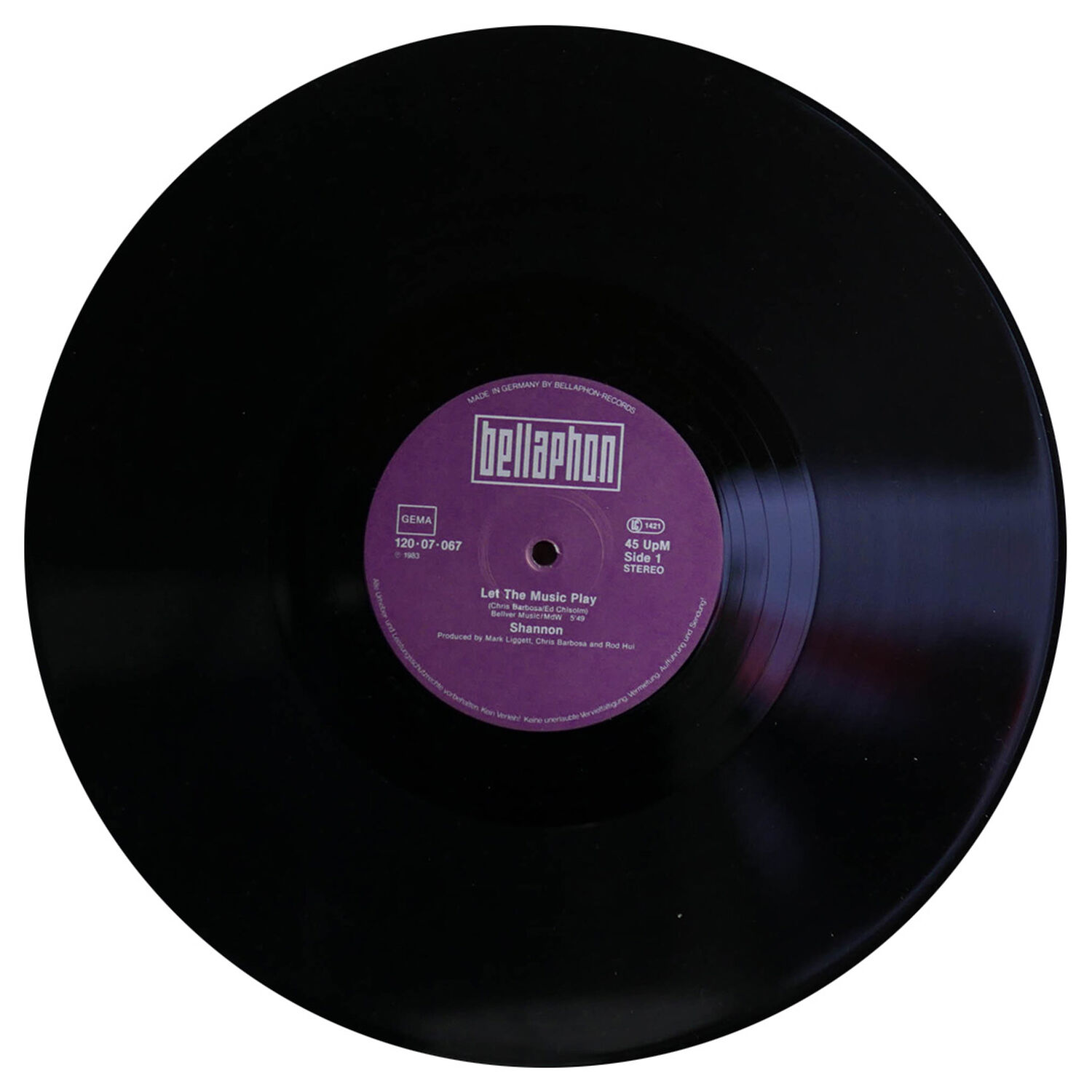 Shannon - Let The Music Play | 12" Maxi Single Usado image number 2.0