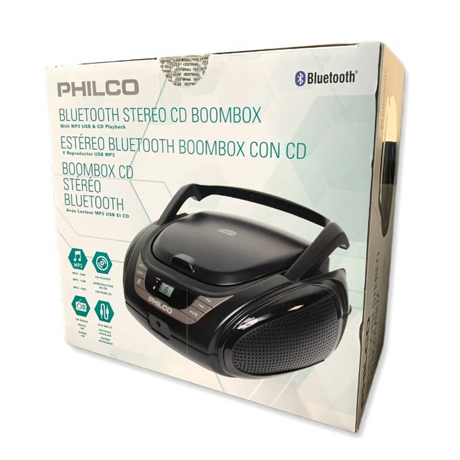 Radio Philco Mp3/usb Y Cd Boombox Pjb2120bt image number 0.0