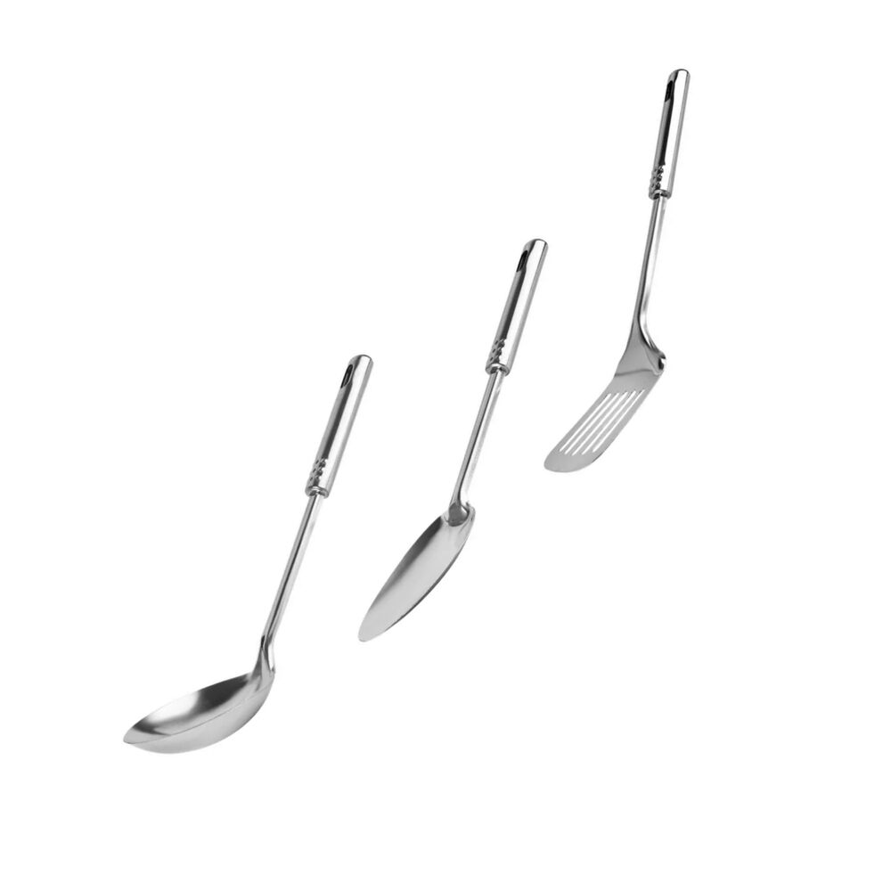 Juego Batería 15 Piezas Cocina Acero Inoxidable Plateado image number 1.0