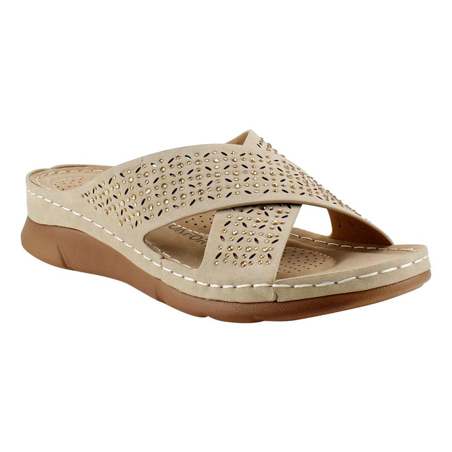 Sandalia Mujer New Walk Xa2122-301 Beige image number 1.0