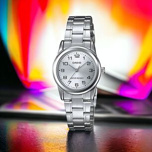 Reloj Casio De Mujer Silver Edition Ltp-v001d-7budf