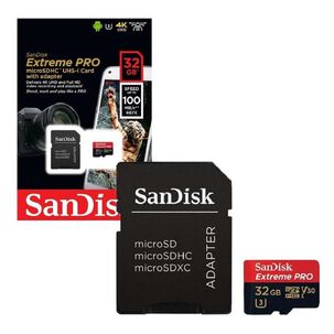 Memoria Micro Sd Sandisk Extreme Pro 32gb+ Adaptador