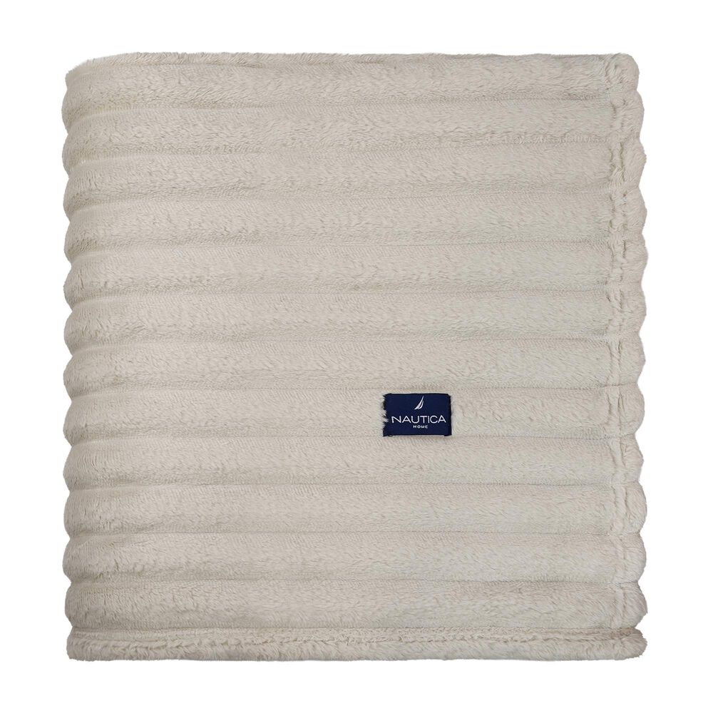 Pack 2 Mantas De Cama Nautica Home Jacquard Franela Ultrasuave 127x178cm image number 3.0