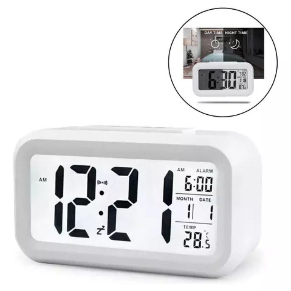 Reloj Despertador Digital Lcd image number 2.0