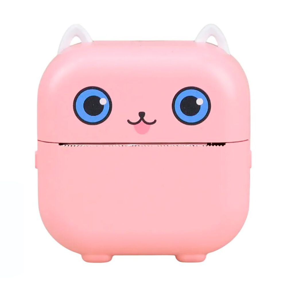 Mini Impresora Térmica Portátil Bluetooth Diseño De Gatito image number 0.0