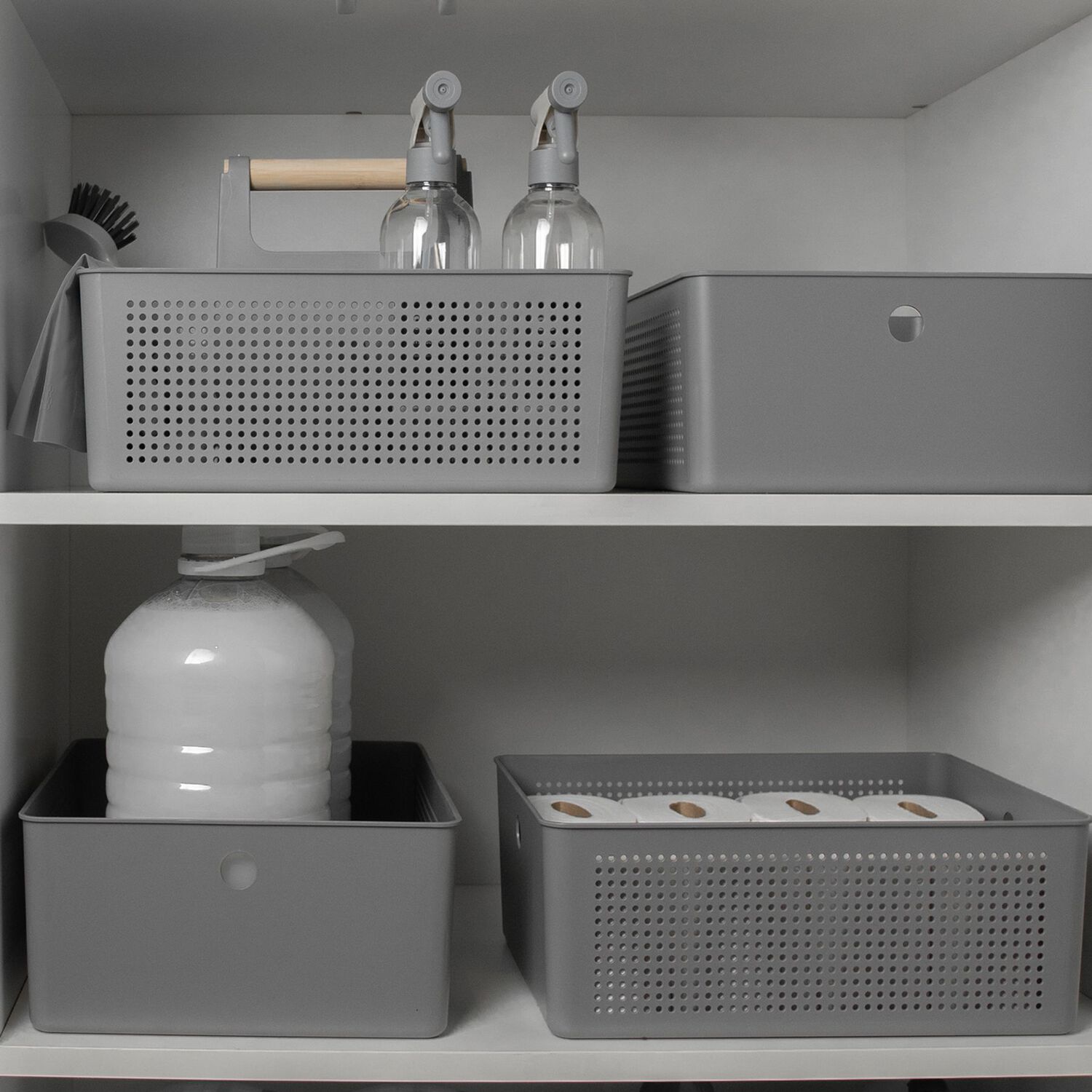 Organizador Productos Limpieza Flow Plomo image number 3.0