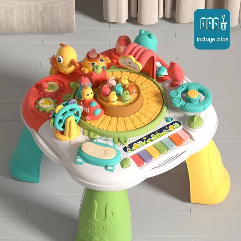 Juguete Mesa De Actividades Musical Lubabycas Roja image number 2.0