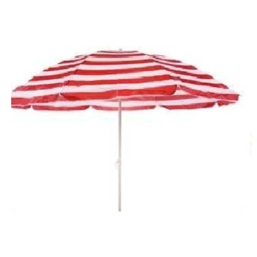 Sombrilla 1.80 Mts Diametro Playa Camping Diseño Rayas image number 0.0