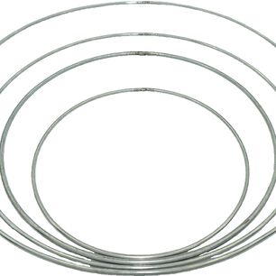 Argolla Soldada 30cm Aprox Macrame, Mandalas, Atrapasue&ntilde;os