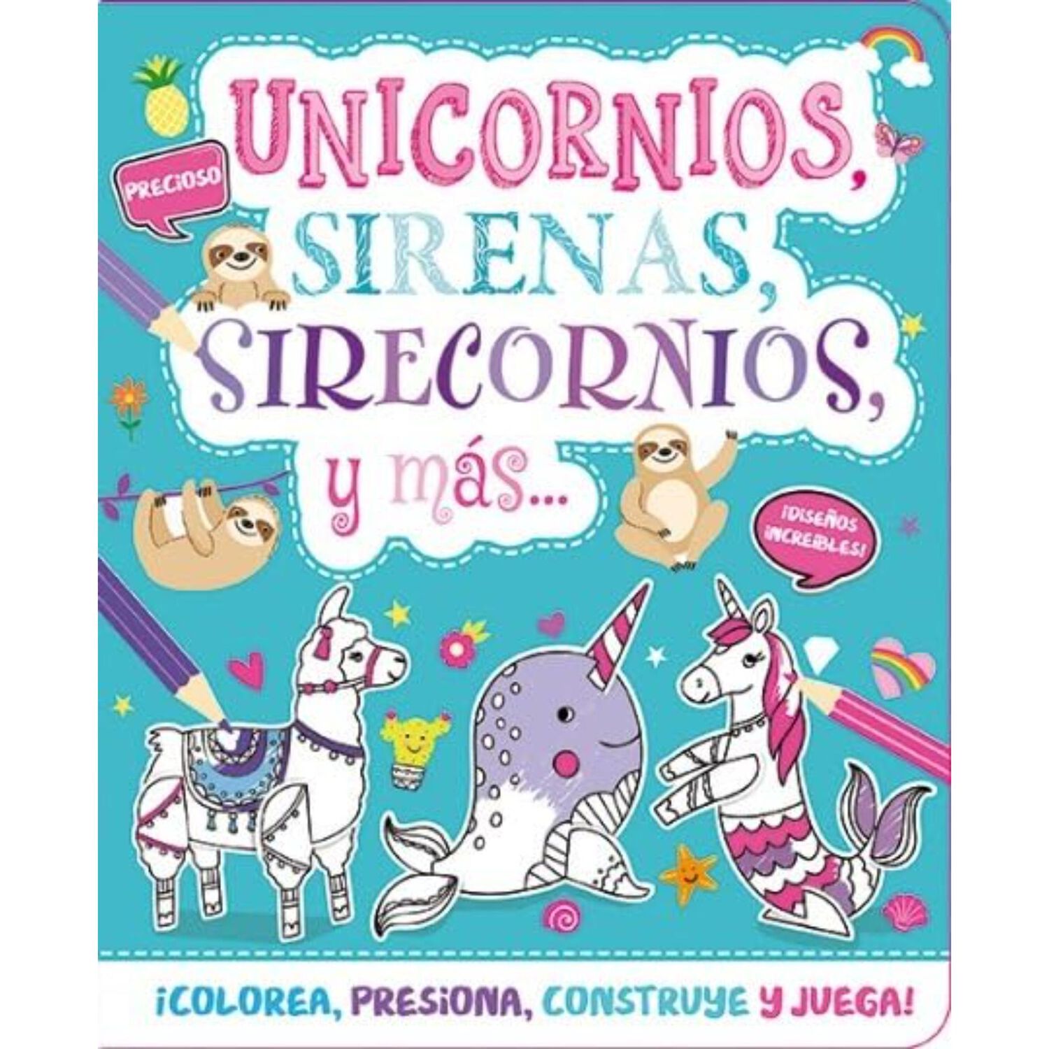 Unicornios, Sirenas, Sirecornios Y Mas&hellip; (arma Y Colorea) image number 0.0