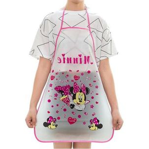 Delantal Cocina Kawaii Dibujos Pl&aacute;stico Tranparente Hello