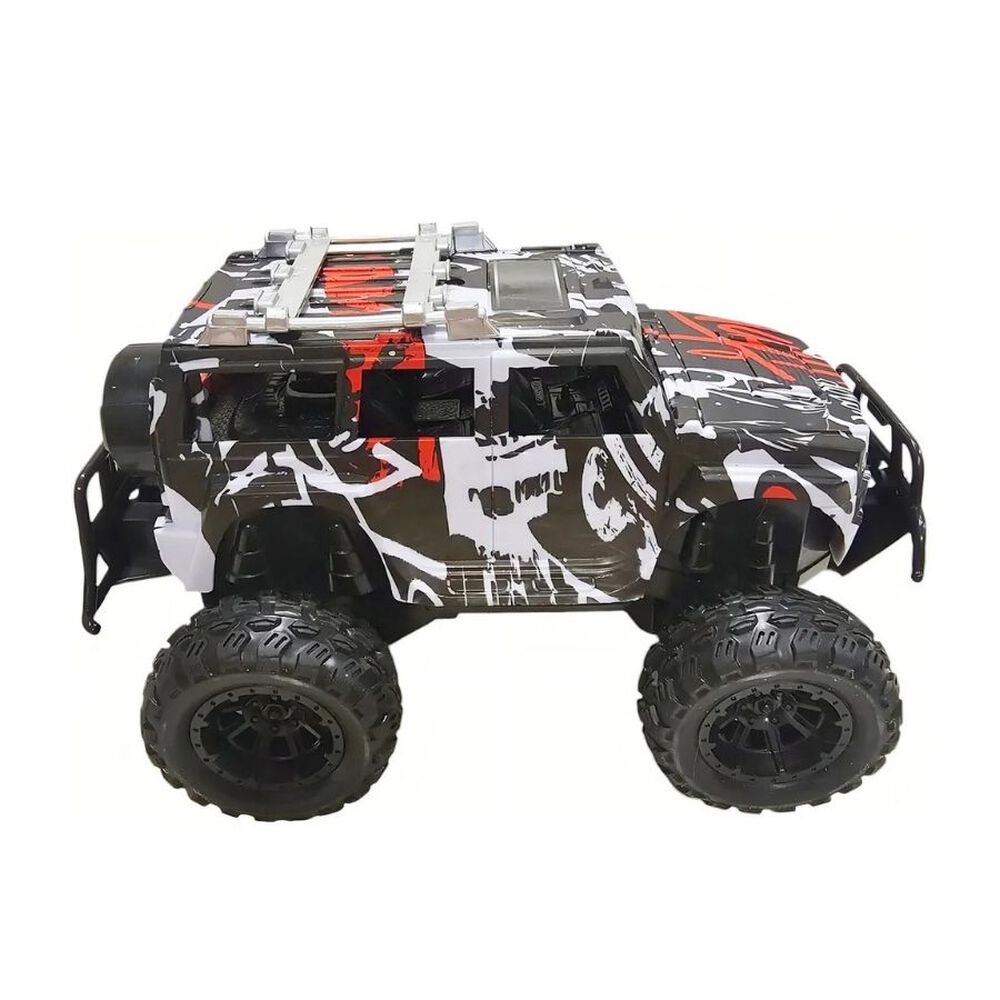 Juguete Auto Todo Terreno 4x4 Control Remoto Con Luces Negro image number 1.0