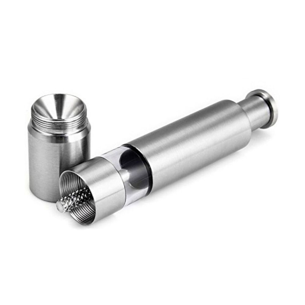 Molinillo De Pimienta Pimentero A Piston Acero Inoxidable image number 1.0