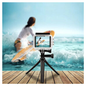 Baston Selfie 3en1 Way + Tr&iacute;pode Plegable Para Go Pro 12 11