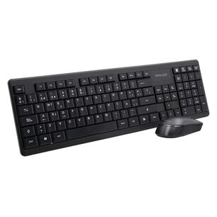 Kit Teclado Y Mouse Inalambrico Usb Negro Spt6314