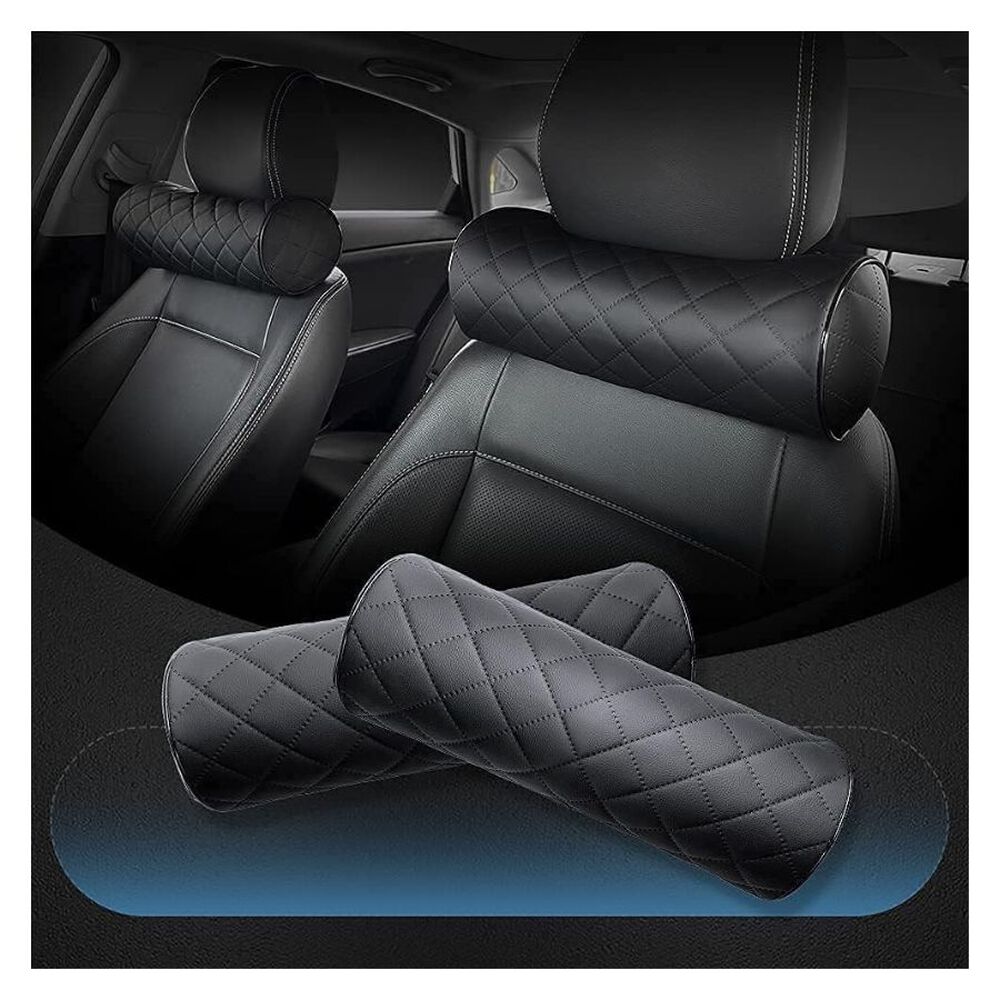 Almohada Cervical Auto Coj&iacute;n Reposacabezas Auto Cuero image number 1.0