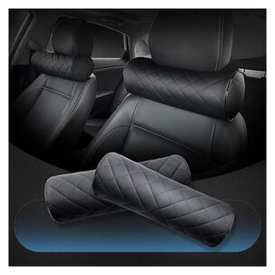 Almohada Cervical Auto Coj&iacute;n Reposacabezas Auto Cuero