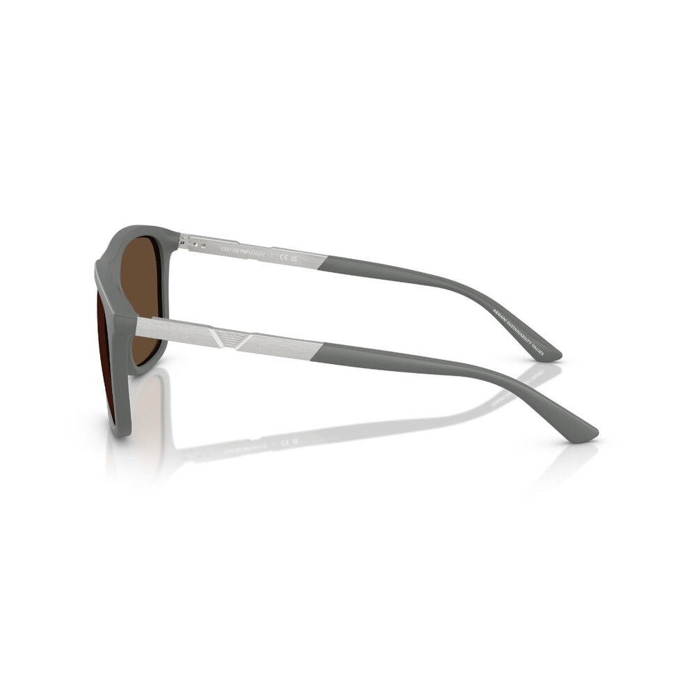 Lentes De Sol Gris Emporio Armani image number 2.0