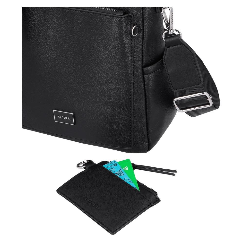 Bandolera Secret Nara St6 M Negro image number 5.0