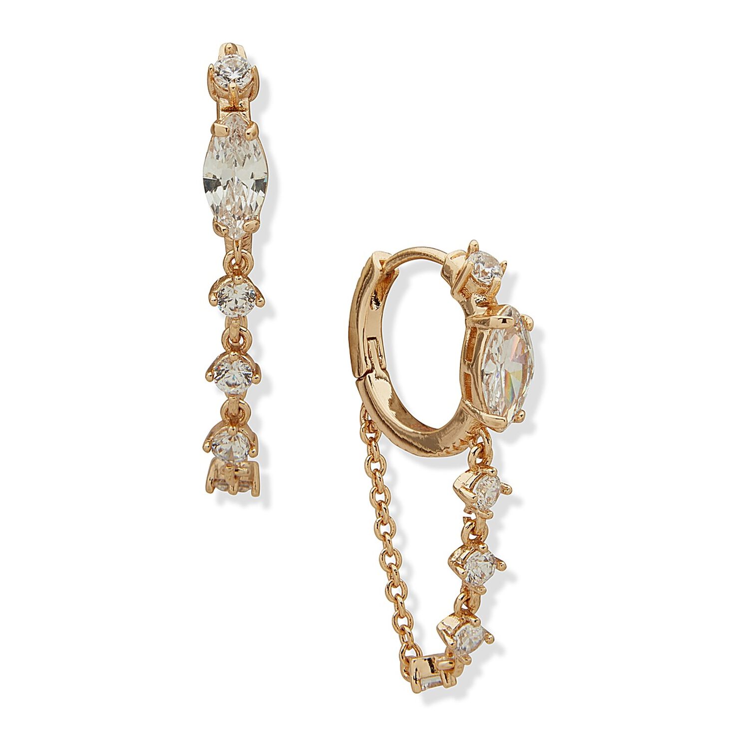 Aros Colgantes Mujer Anne Klein Gleaming Light Dorado image number 0.0
