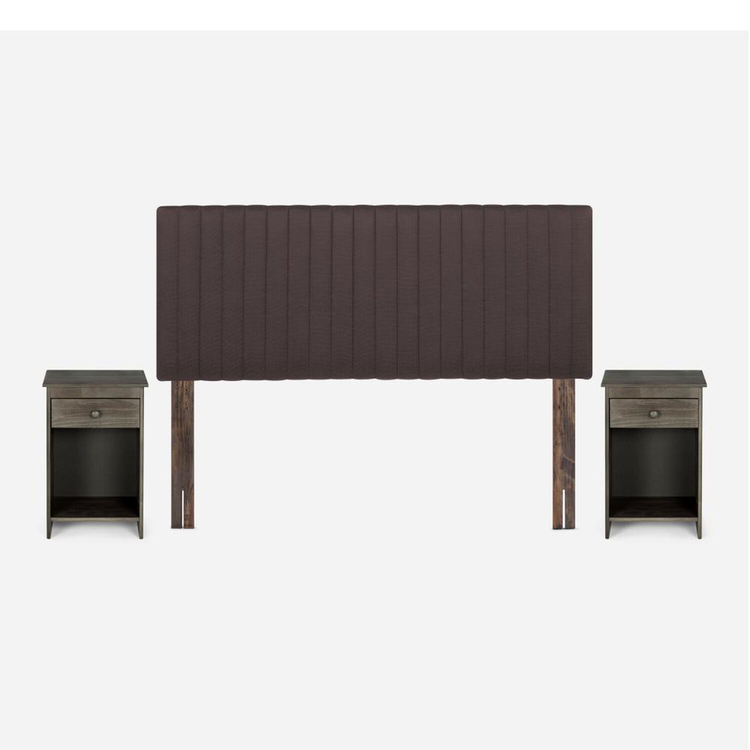 Set De Maderas Rosen Lucio Chocolate / 2 Plazas image number 0.0