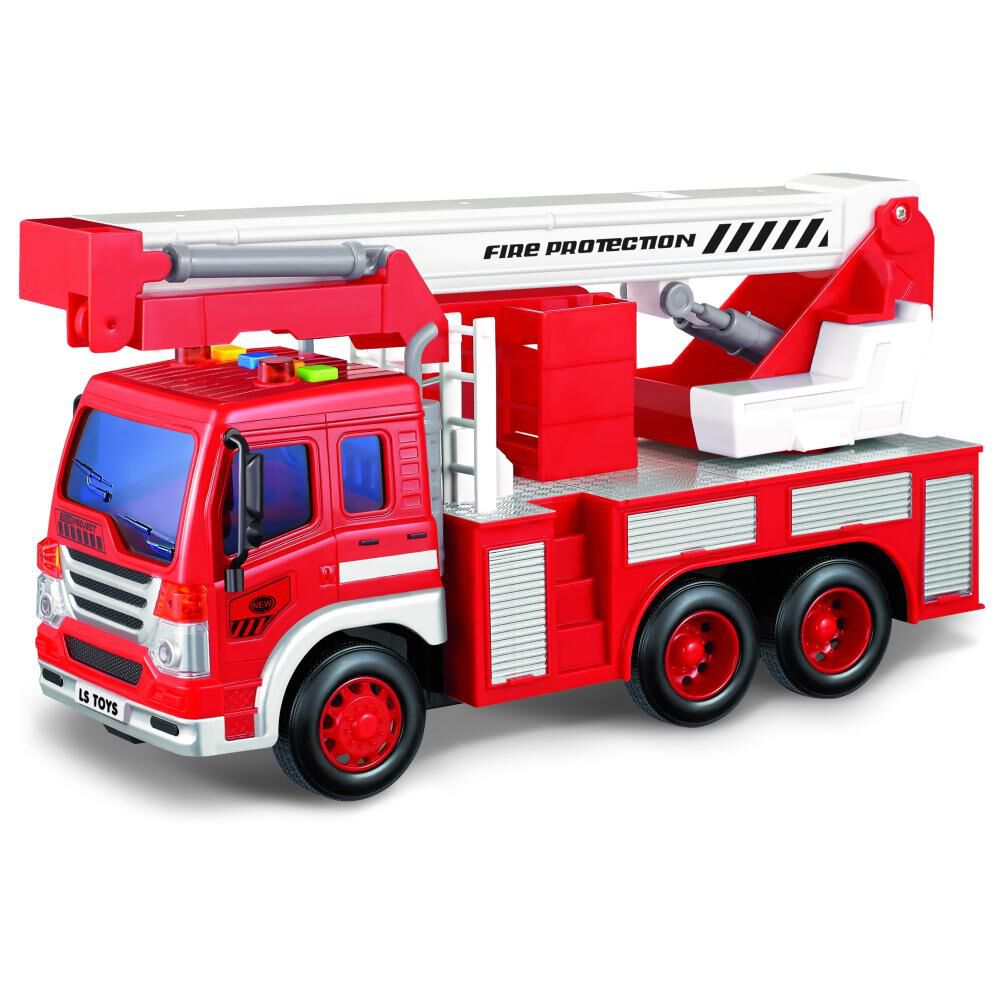Auto De Juguete Hitoys 1:16 Friction Fire Truck image number 3.0