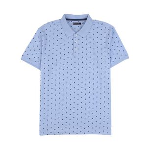 Polera Estampada Manga Corta Cuello Piqu&eacute; Hombre Herald