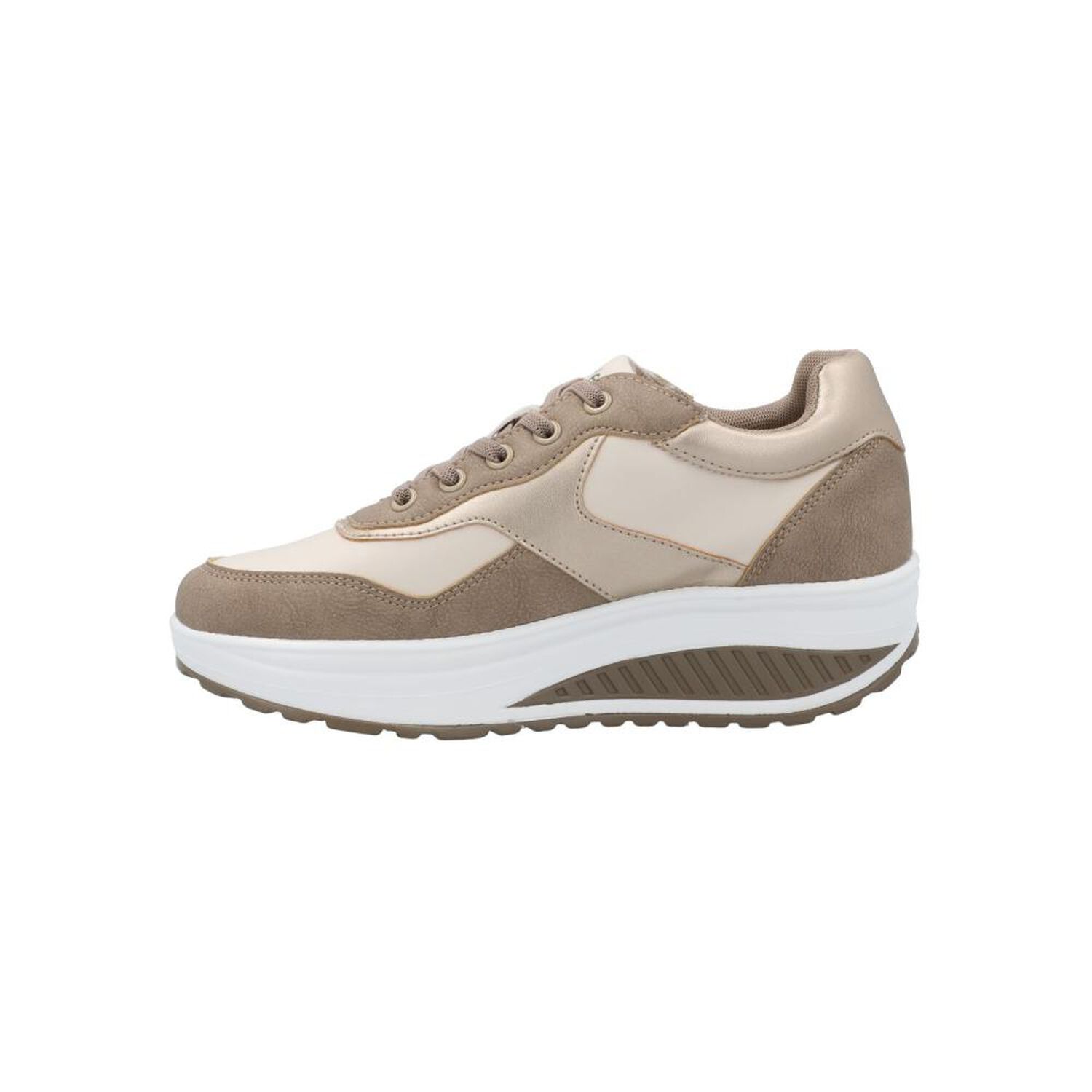 Zapatilla Urbana Mujer Azaleia Whitney Beige image number 3.0