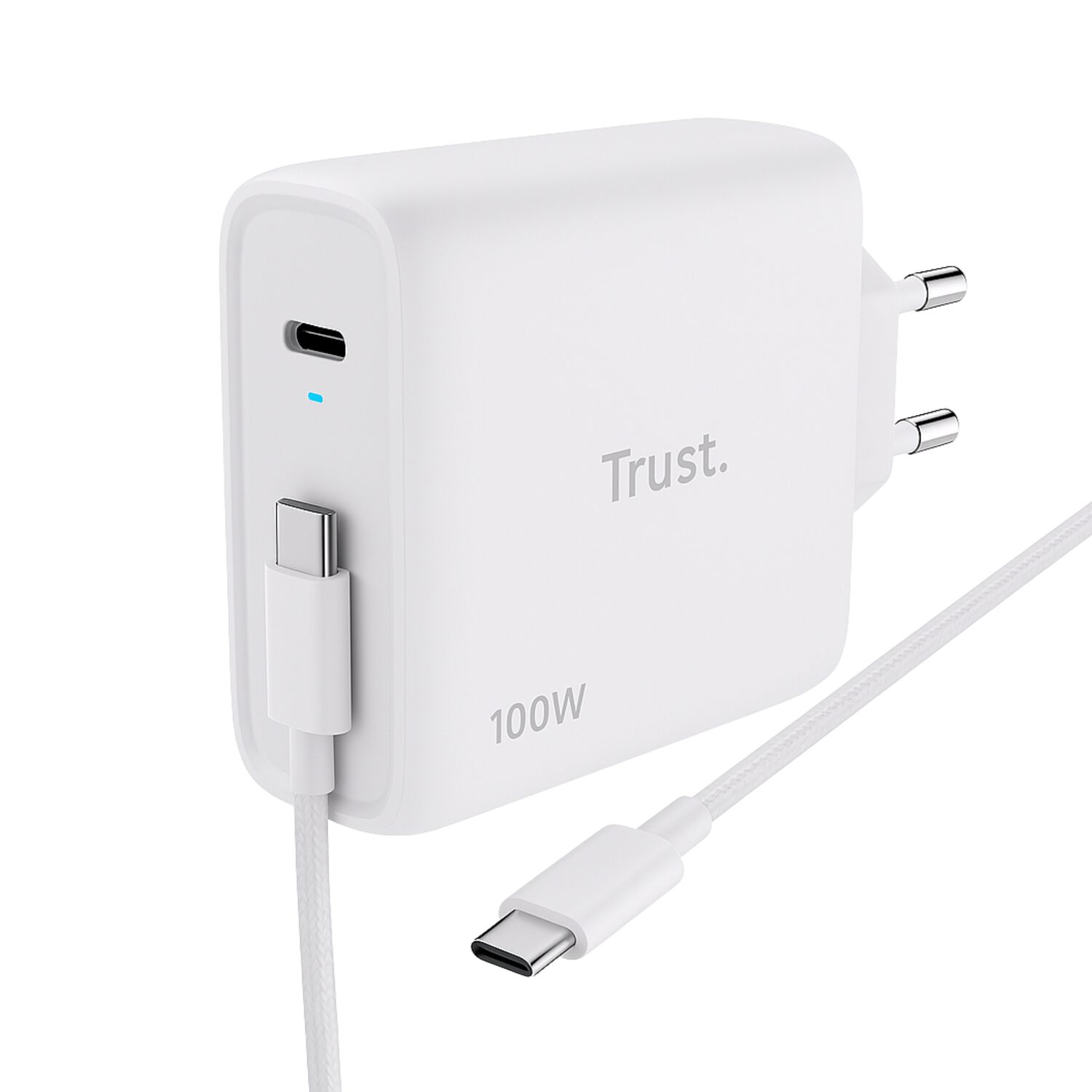 Cargador Trust Universal Usb-c 100w / 5a + Cable C/c De 2mts image number 0.0