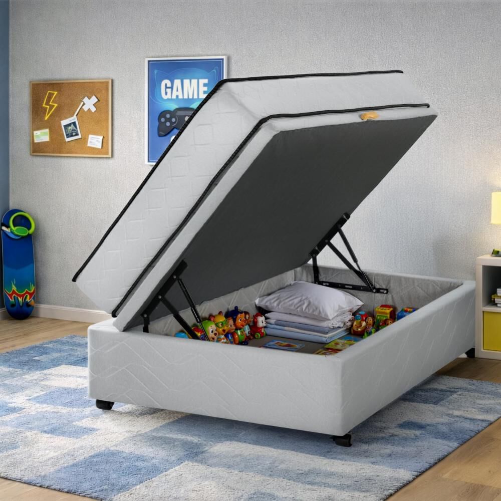 Cama Ba&uacute;l Flex New Simple / 1 Plaza / Base Normal image number 3.0