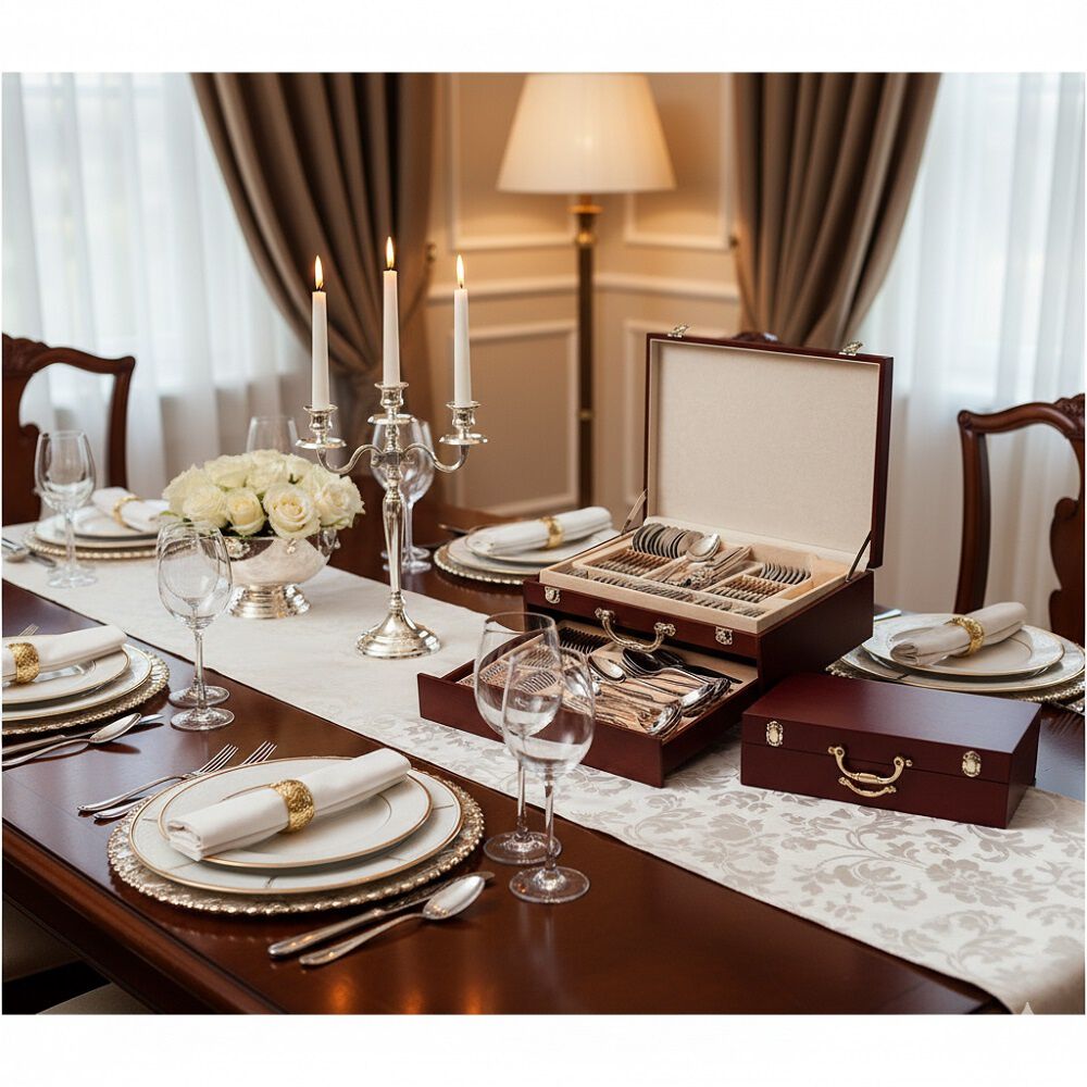 Juego De Cubiertos 72pcs Acero Inox Premium Vintage image number 6.0