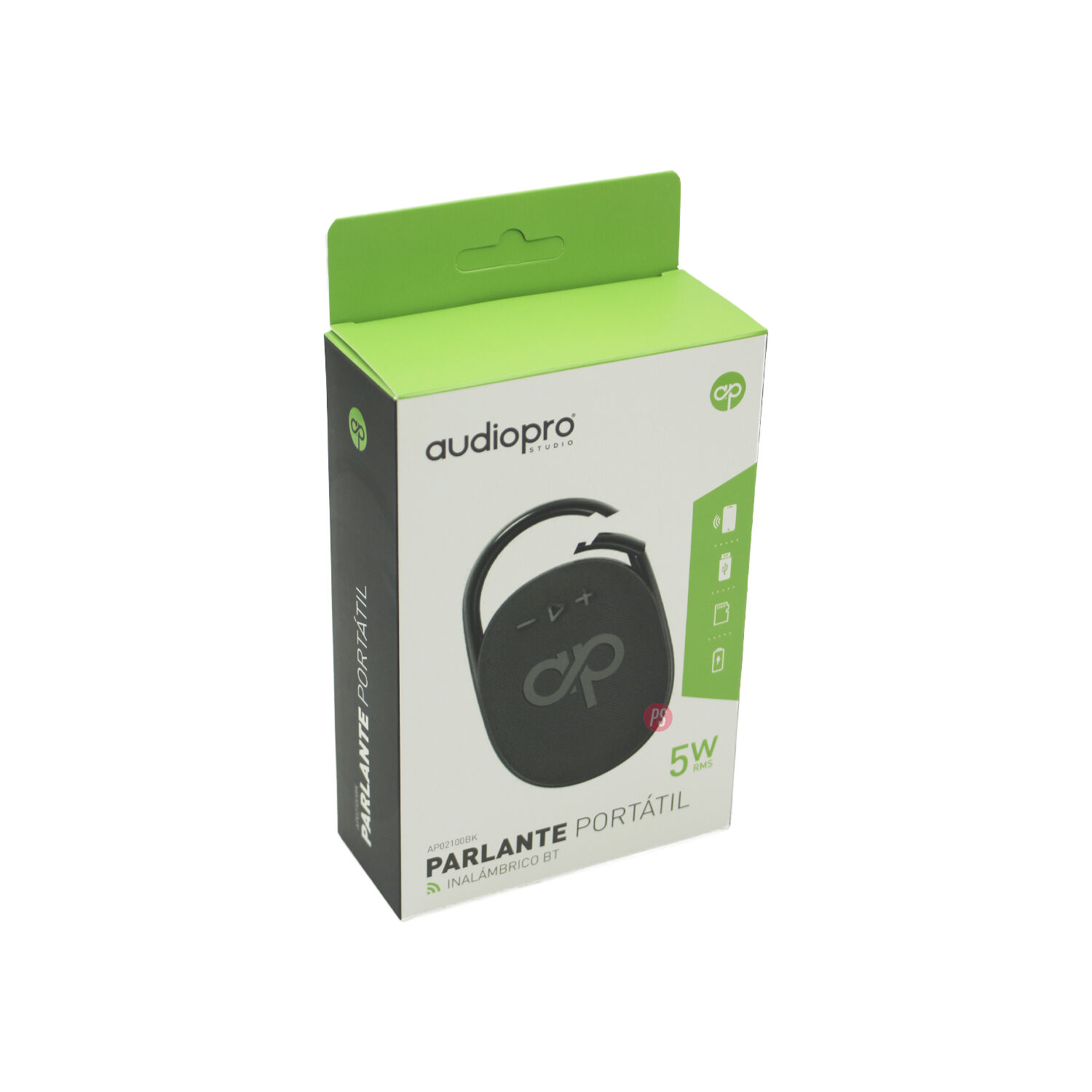 Parlante Port&aacute;til Bluetooth Gancho 5w Ap Azul - Ps image number 1.0