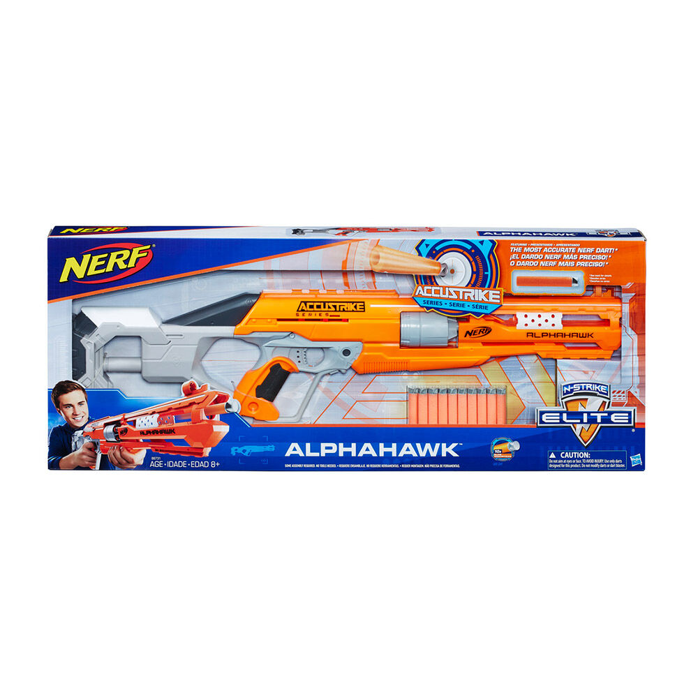 Pistola De Juguete Hasbro Nerf N Strike Elite Alphahawk image number 1.0