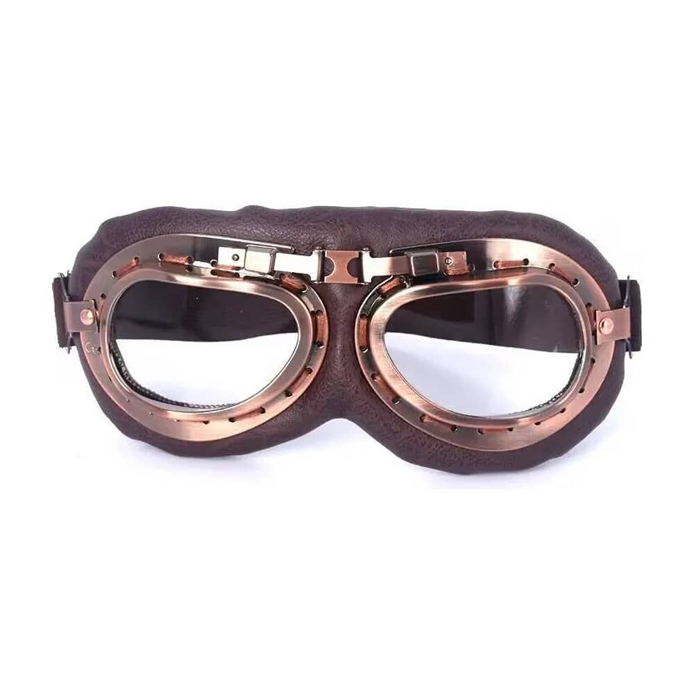 Cosplay Gafas De Moto Vintage Piloto Steampunk image number 8.0