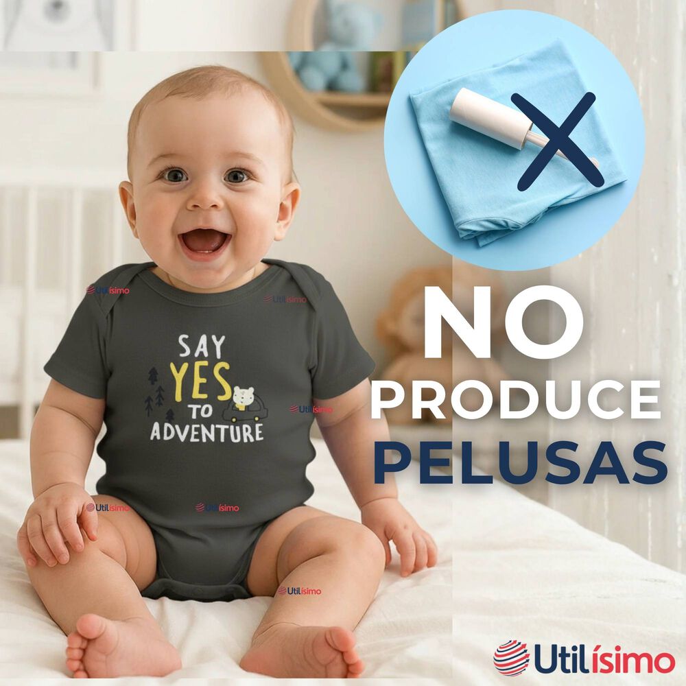 Pack 5 Bodys Ni&ntilde;o Manga Corta Tedmimak 100% Algod&oacute;n Baby Tiger image number 9.0