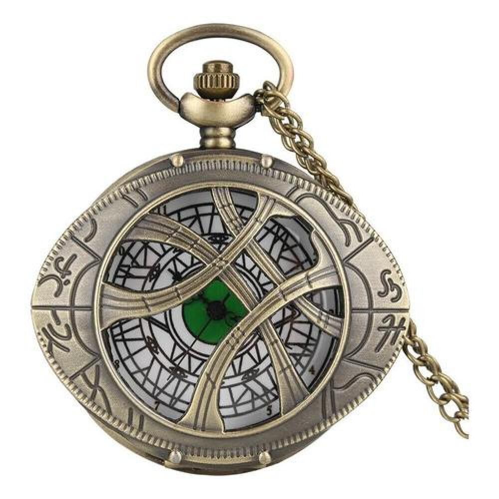 Reloj De Bolsillo Ojo De Agamotto Strange Vintage image number 0.0