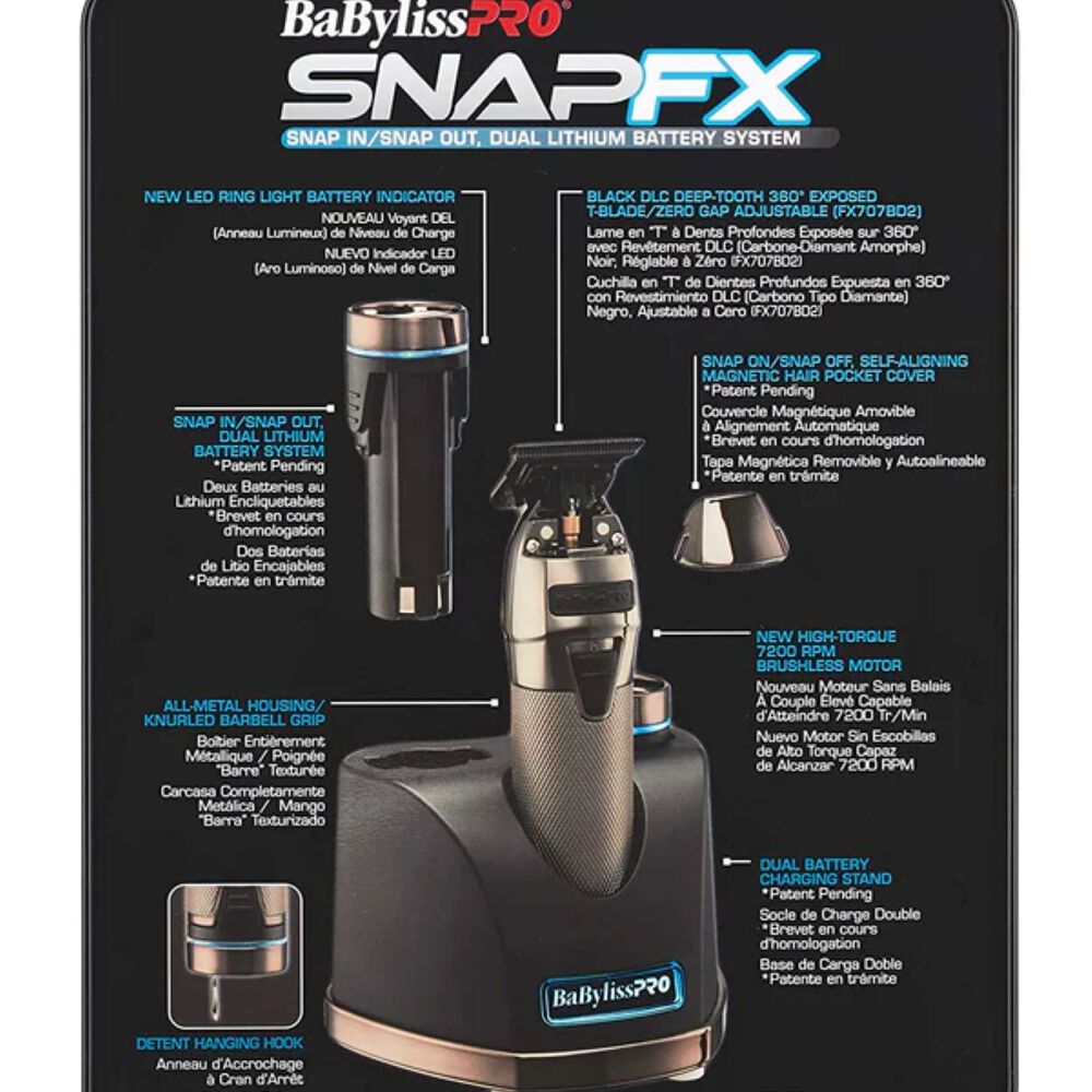 Máquina Desvelladora Trimmer Snap Fx Babylisspro image number 2.0