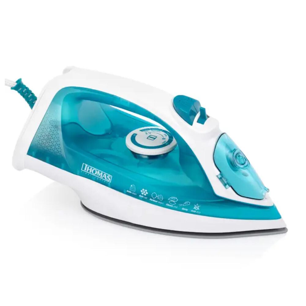 Plancha A Vapor Vertical 2200w 300ml Blanco Th-7055 Thomas image number 0.0