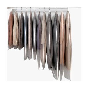 12 Bolsas Transparentes Cubre Trajes Closet