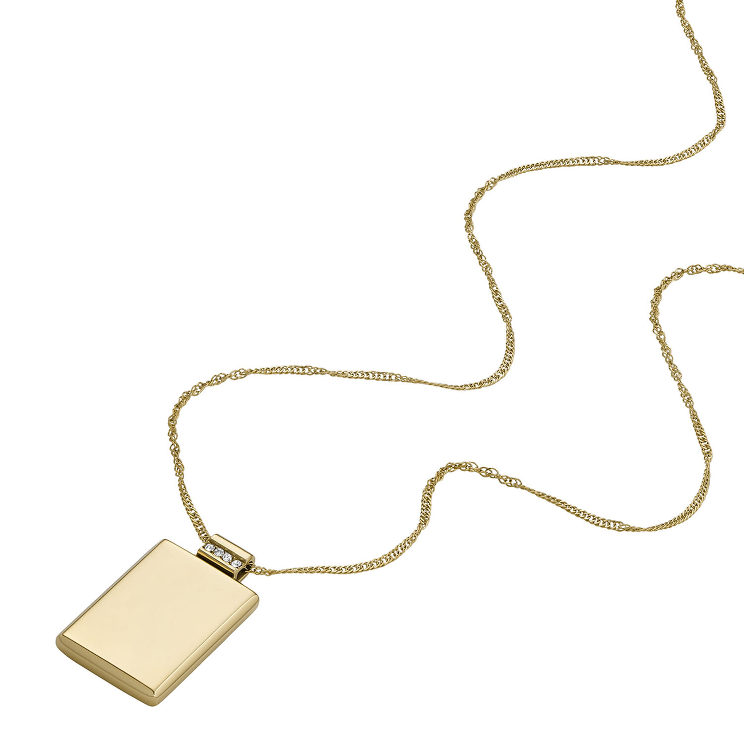 Collar Fossil Jf04688710 Dorado Mujer image number 2.0