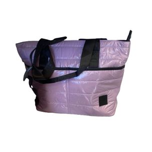 Bolso Tote Acolchado Brillante