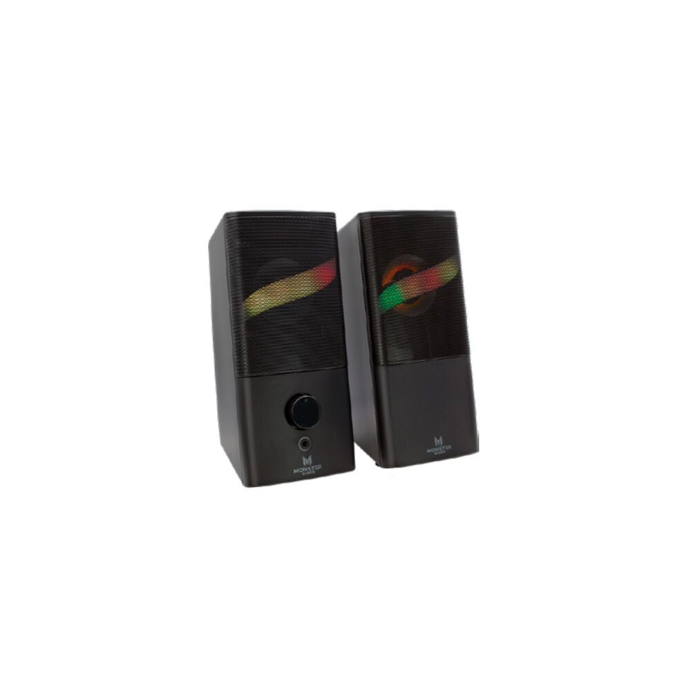Parlantes Gamer Pc Rgb Monster Tower 2.0 6w - Ps image number 0.0