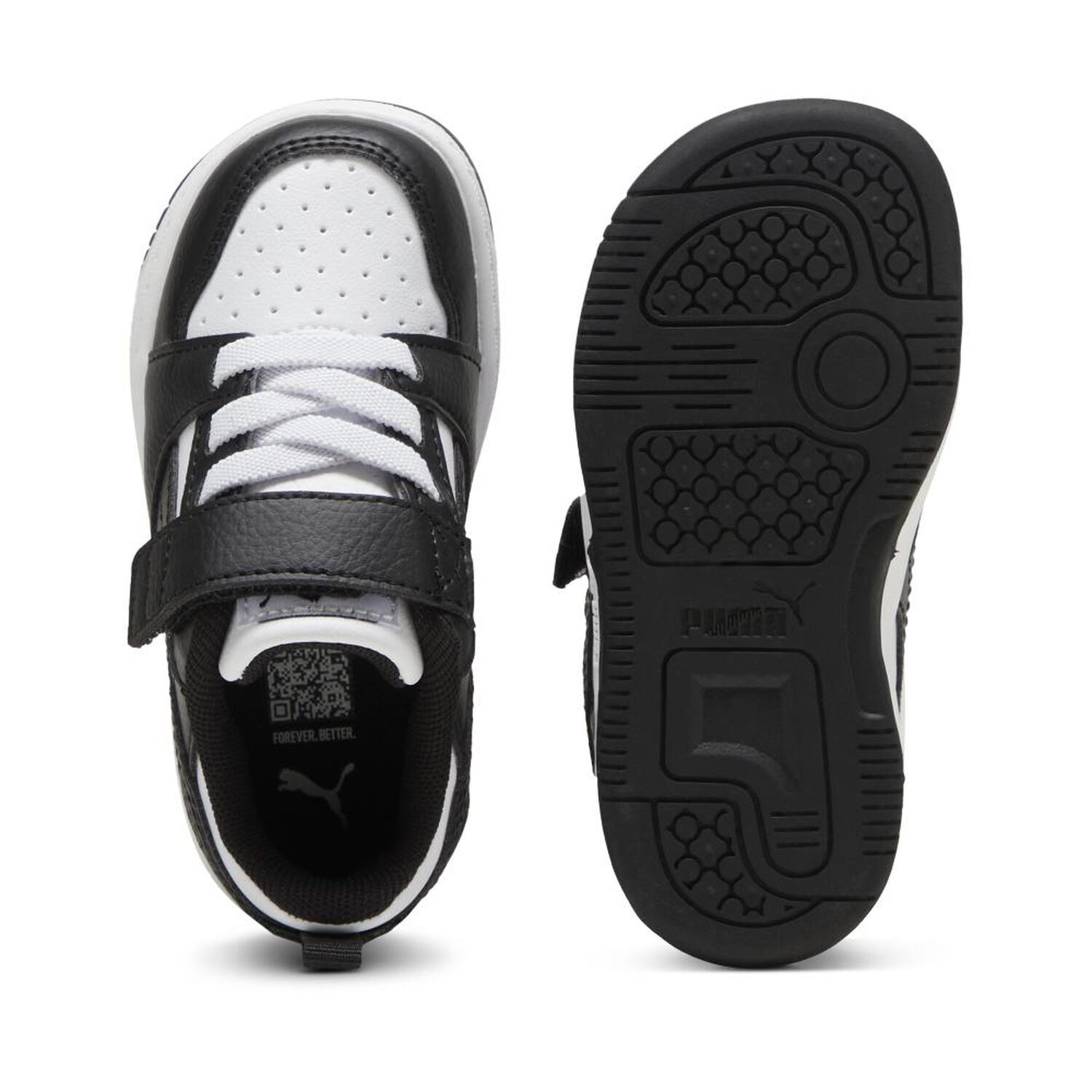 Zapatilla Infantil Ni&ntilde;o Puma Rebound Negro image number 2.0