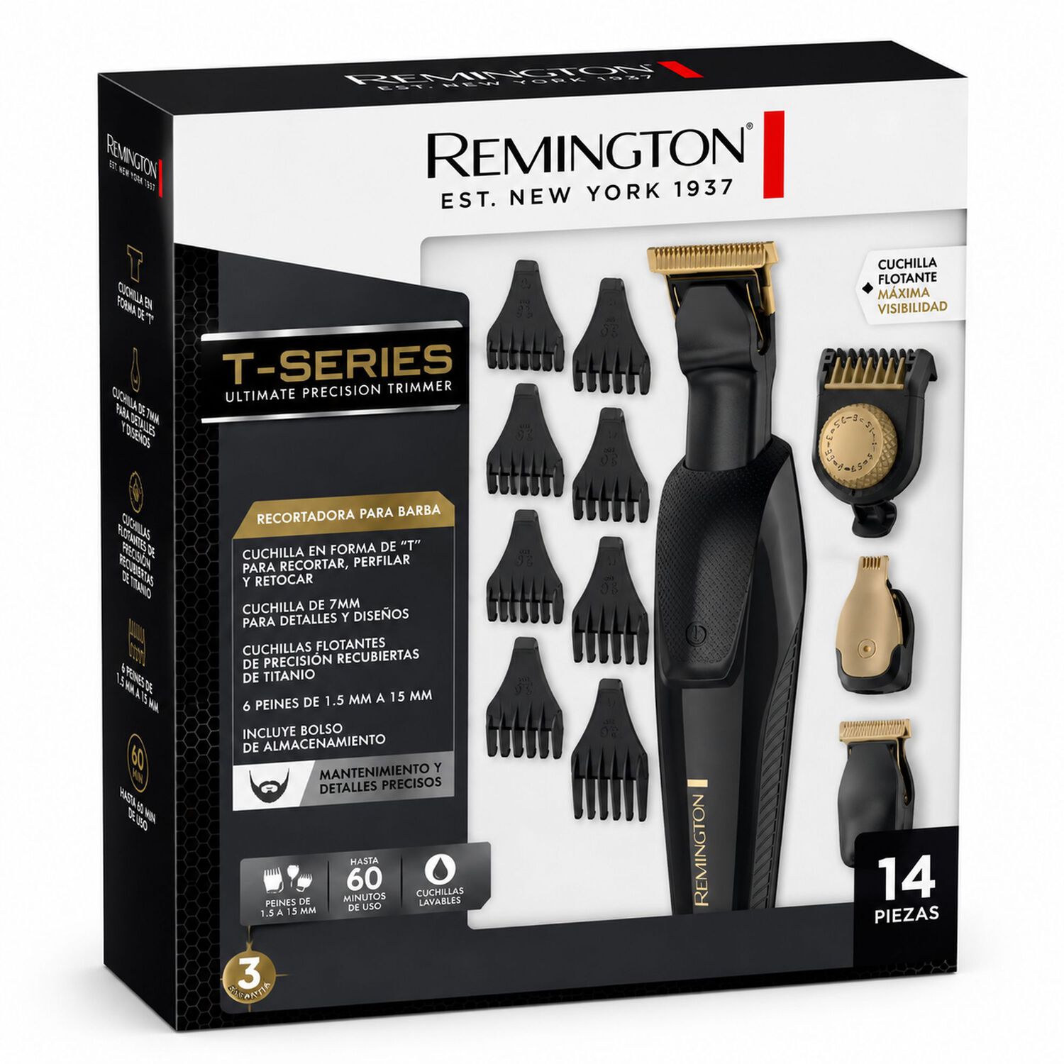 Recortadora De Barba De Alta Precisi&oacute;n Remington Mb20a image number 9.0