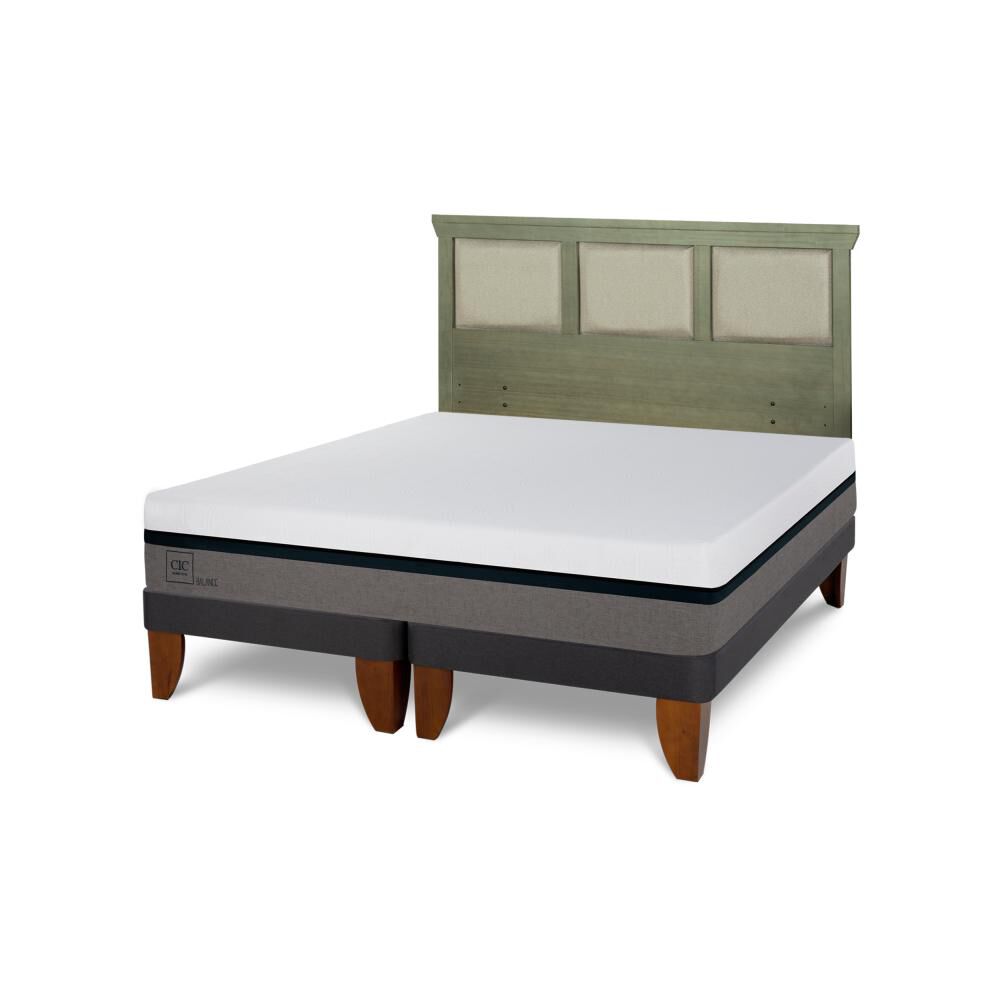 Cama Europea Cic Balance / King / Base Dividida + Respaldo image number 5.0
