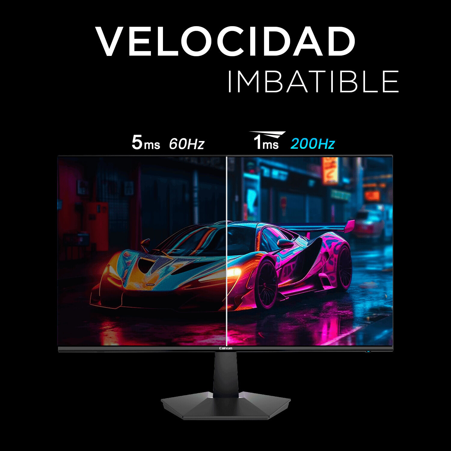 Monitor Gamer Plano Caixun 24 Fhd Va 200hz Hdmi Dp 1ms C24x1f image number 5.0