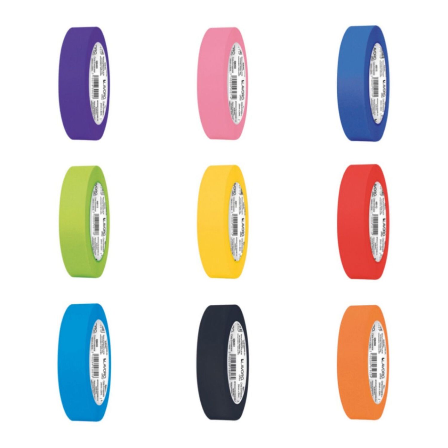 Cinta Enmascarar Masking Tape Color 24mmx20m 9 Colores image number 0.0