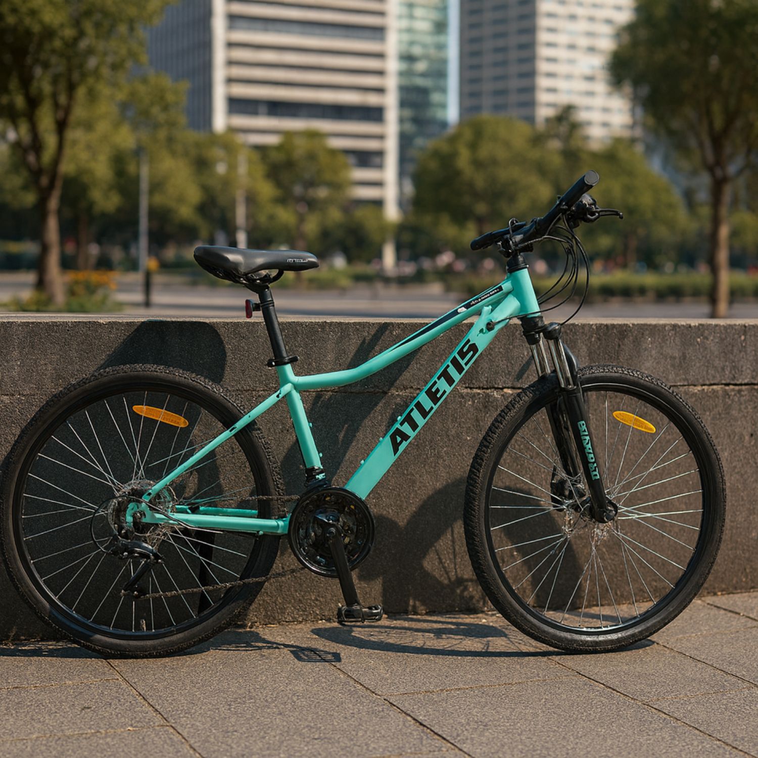 Bicicleta Mountain Bike W Force Turquesa Aro 27.5 Atletis image number 5.0