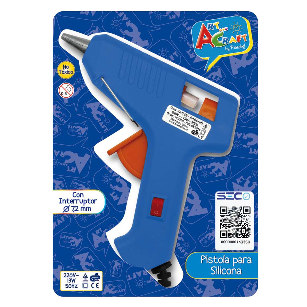 Pistola Para Silicona 10w Con Interruptor Art & Craft image number 0.0