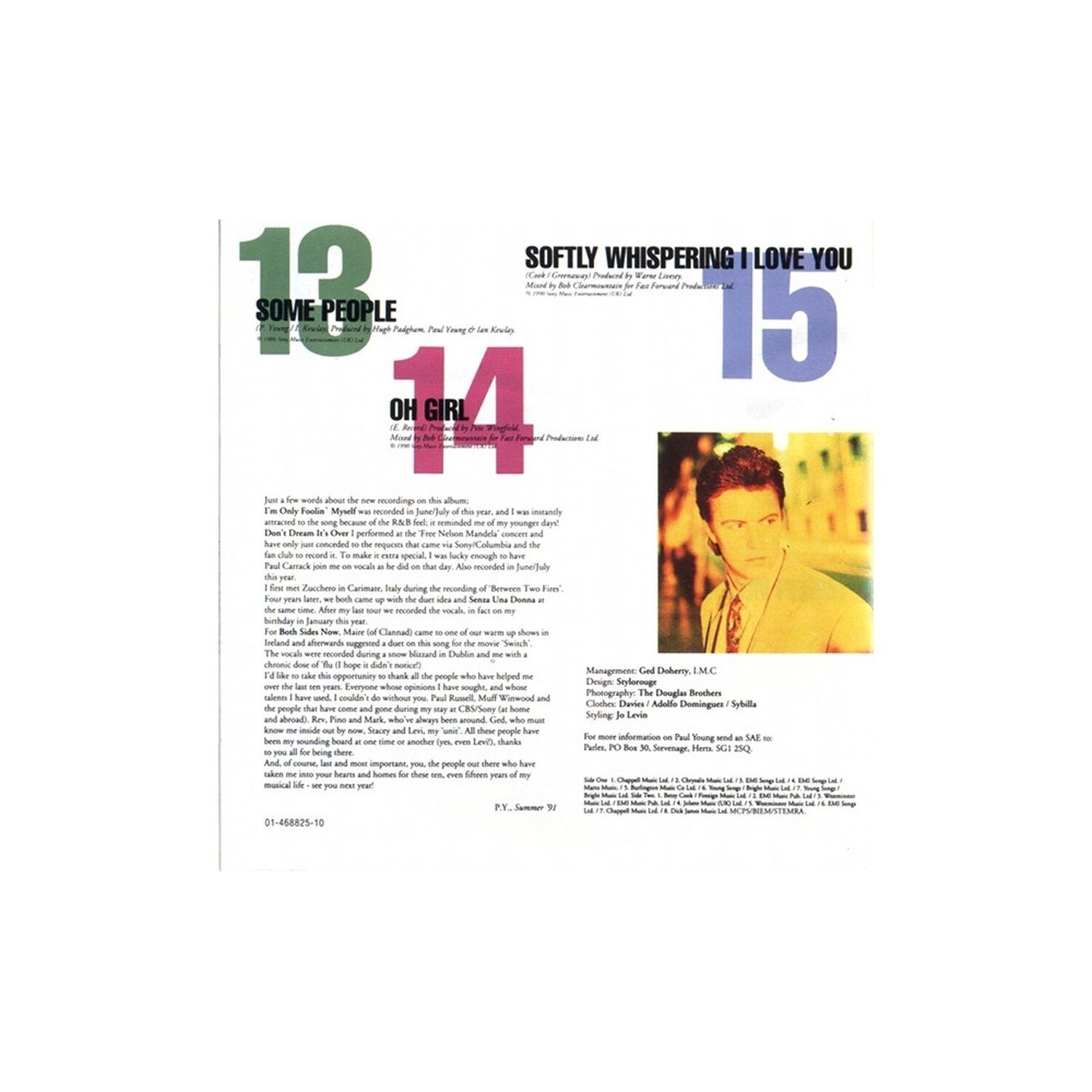 Paul Young - From Time To Time: Singles Collection | Cd image number 7.0